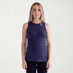 24seven Comfort Apparel Maternity Womens Maternity Round Neck Sleeveless Tank Top