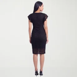 24seven Comfort Apparel Maternity Womens Maternity Short Sleeve T-Shirt Dress