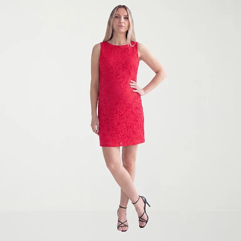 24seven Comfort Apparel Maternity Womens Maternity Boat Neck Sleeveless Shift Dress