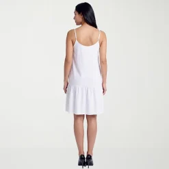 24seven Comfort Apparel Maternity Womens Maternity Scoop Neck Sleeveless A-Line Dress