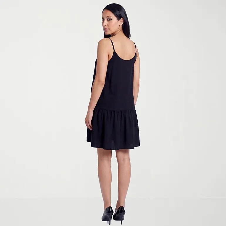 24seven Comfort Apparel Maternity Womens Maternity Scoop Neck Sleeveless A-Line Dress
