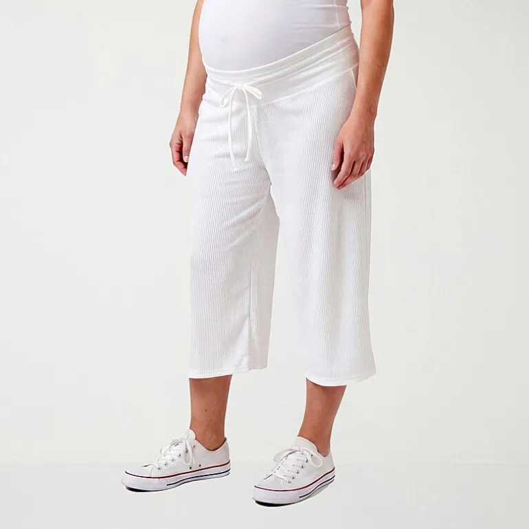 24seven Comfort Apparel Maternity Womens Maternity Pull-On Pant