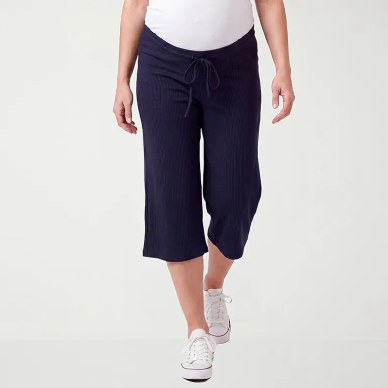 24seven Comfort Apparel Maternity Womens Maternity Pull-On Pant
