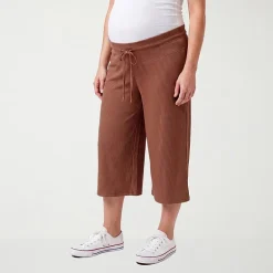 24seven Comfort Apparel Maternity Womens Maternity Pull-On Pant