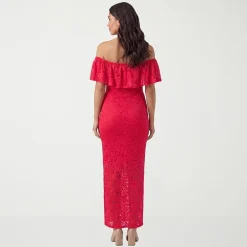 24seven Comfort Apparel Maternity Womens Maternity Straight Neck Short Sleeve Bodycon Dress
