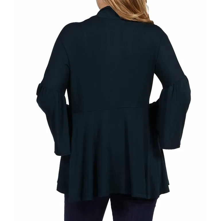 24seven Comfort Apparel Womens Maternity Midweight Soft Shell Vest