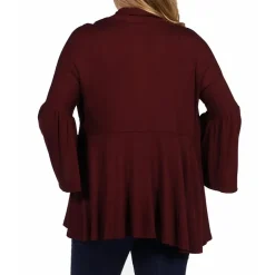 24seven Comfort Apparel Womens Maternity Midweight Soft Shell Vest