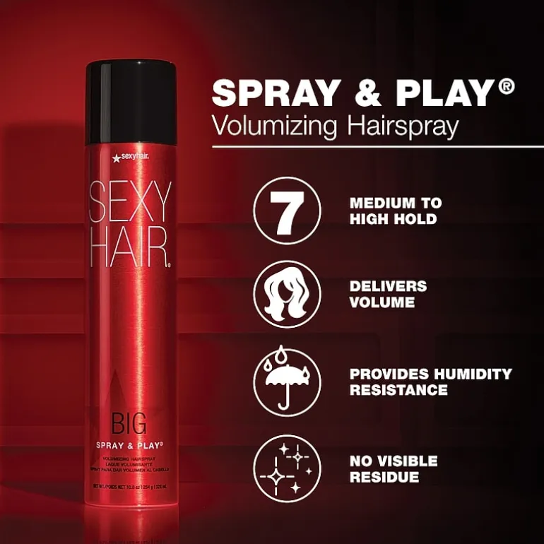 Sexy Hair Big Spray And Play Hair Spray 10 oz.