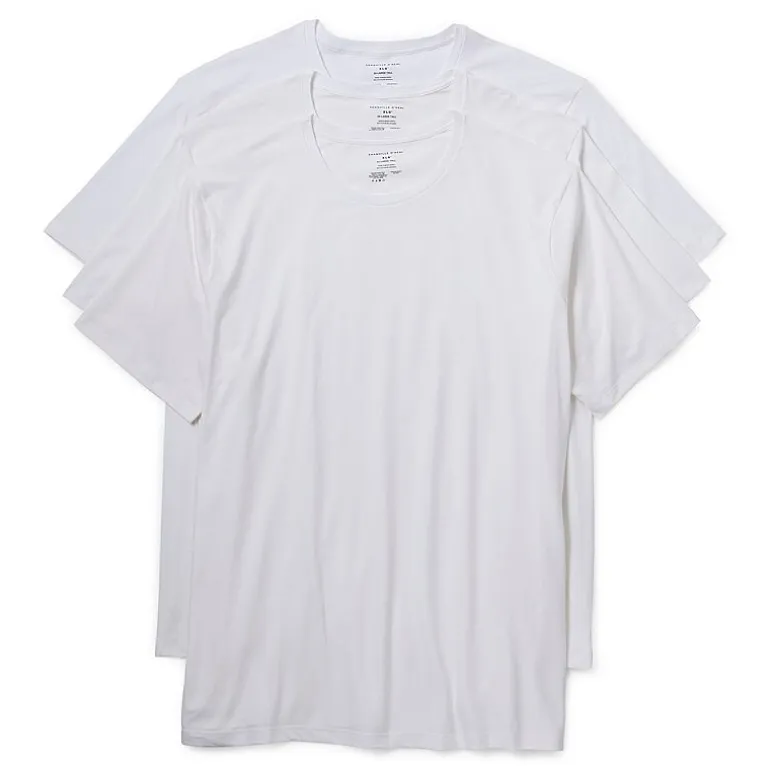 Shaquille O'Neal XLG™ Activated Cooling Mens 3 Pack Short Sleeve Crew Neck T-Shirt Big and Tall