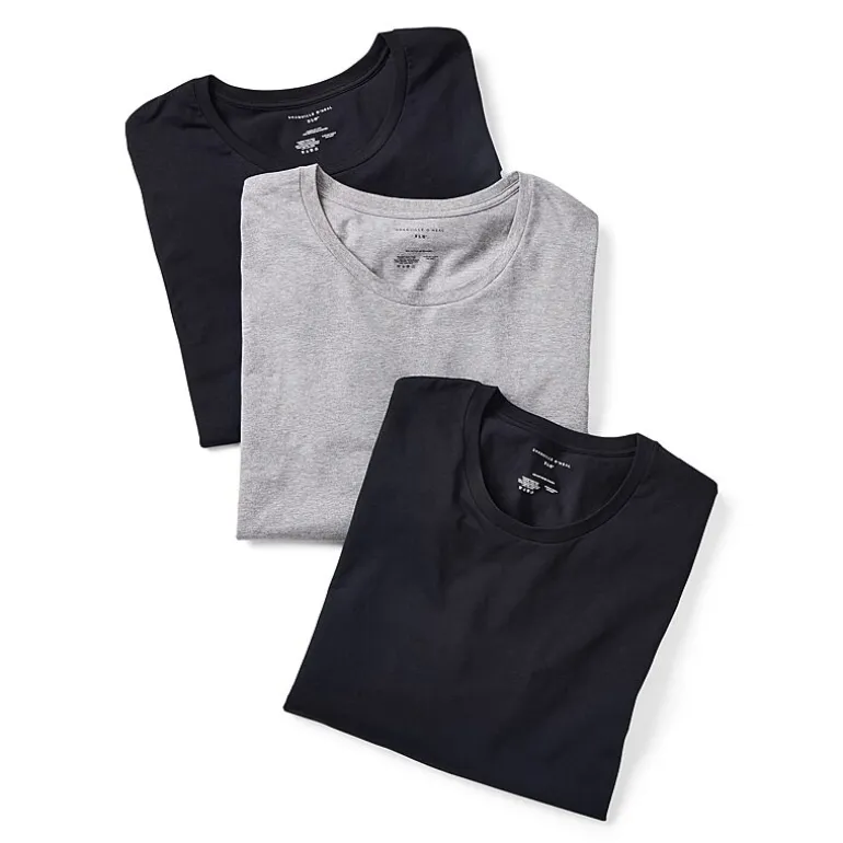 Shaquille O'Neal XLG™ Activated Cooling Mens 3 Pack Short Sleeve Crew Neck T-Shirt Big