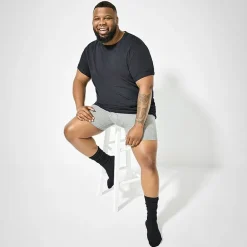 Shaquille O'Neal XLG™ Activated Cooling Mens 3 Pack Short Sleeve Crew Neck T-Shirt Big