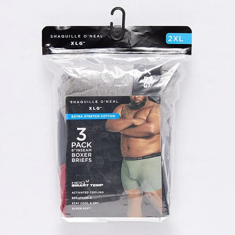 Shaquille O'Neal XLG™ Activated Cooling Mens Boxer Briefs 346161