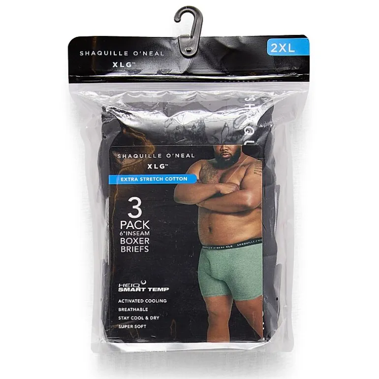 Shaquille O'Neal XLG™ Activated Cooling Mens Boxer Briefs 346161