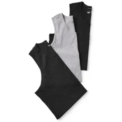 Shaquille O'Neal XLG™ Activated Cooling Mens Crew Neck Sleeveless 3 Pack Tall Tank