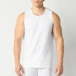 Shaquille O'Neal XLG™ Activated Cooling Mens Crew Neck Sleeveless 3 Pack Tall Tank