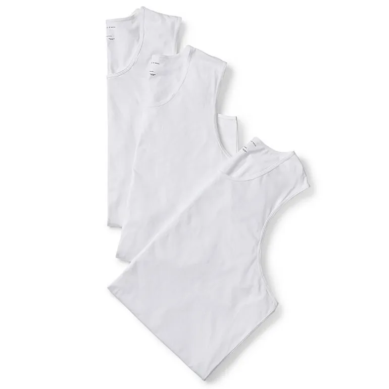 Shaquille O'Neal XLG™ Activated Cooling Mens Round Neck Sleeveless 3 Pack Big Tank