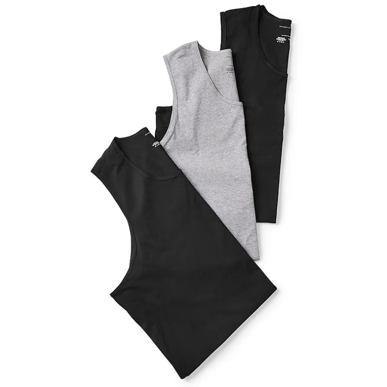 Shaquille O'Neal XLG™ Activated Cooling Mens Crew Neck Sleeveless 3 Pack Big and Tall Tank