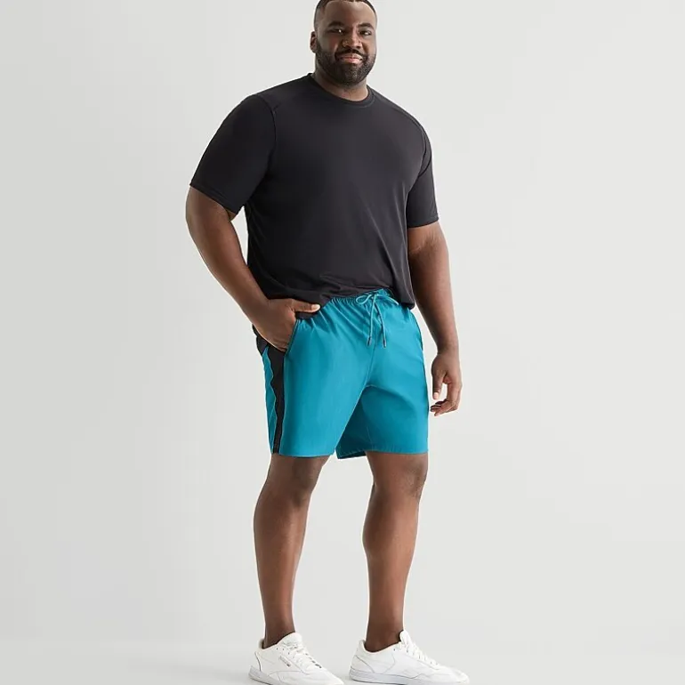 Shaquille O'Neal XLG™ Active Mens 8" Big and Tall Moisture Wicking Workout Shorts