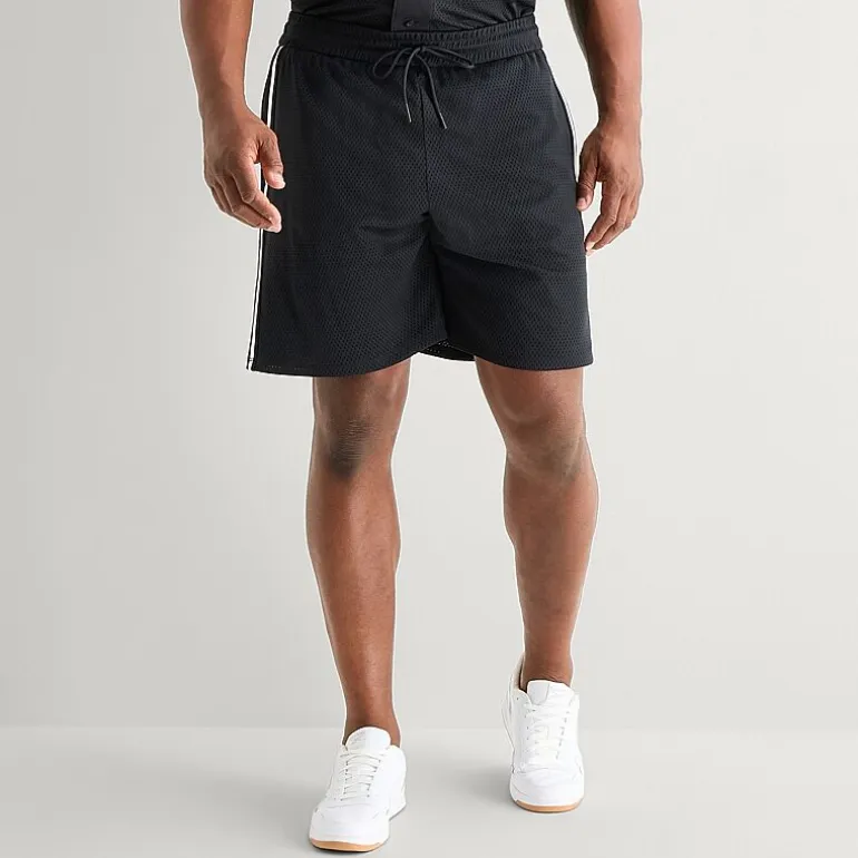 Shaquille O'Neal XLG™ Active Taped Mens 8" Mid Rise Big and Tall Moisture Wicking Workout Shorts