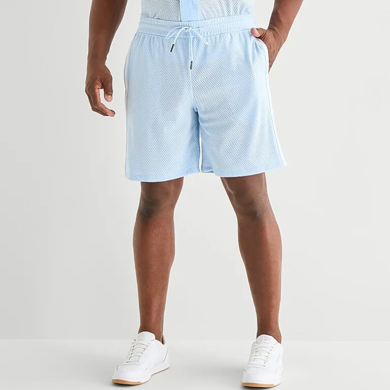 Shaquille O'Neal XLG™ Active Taped Mens 8" Mid Rise Big and Tall Moisture Wicking Workout Shorts