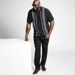 Shaquille O'Neal XLG Big and Tall Mens Tapered Athletic Fit Jean
