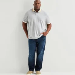 Shaquille O'Neal XLG™ Big and Tall Mens Regular Fit Short Sleeve Polo Shirt