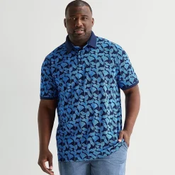 Shaquille O'Neal XLG™ Big and Tall Mens Regular Fit Short Sleeve Polo Shirt
