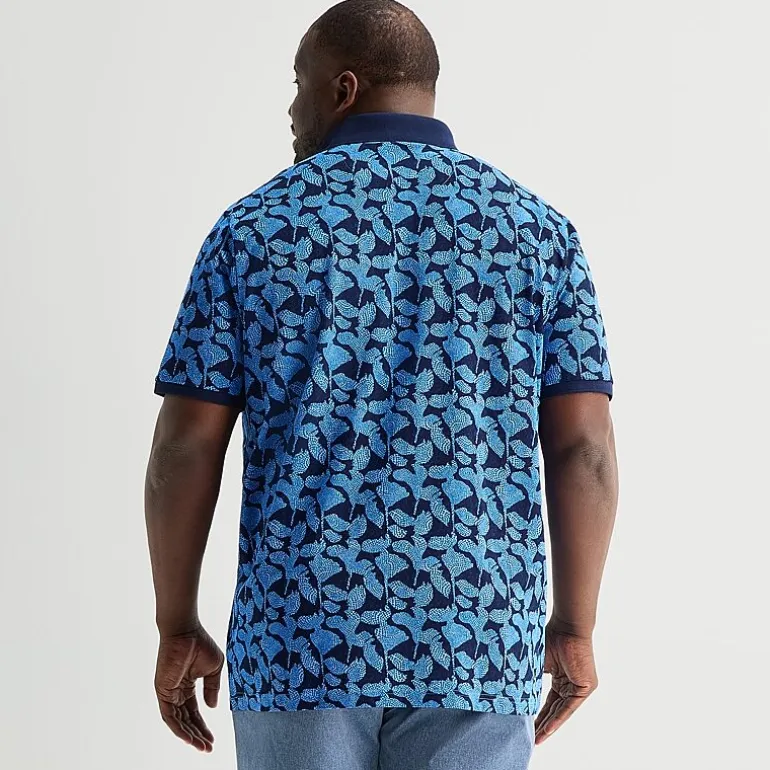 Shaquille O'Neal XLG™ Big and Tall Mens Regular Fit Short Sleeve Polo Shirt