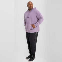 Shaquille O'Neal XLG™ Double Knit Pique Mens Long Sleeve Active Big and Tall Hoodie