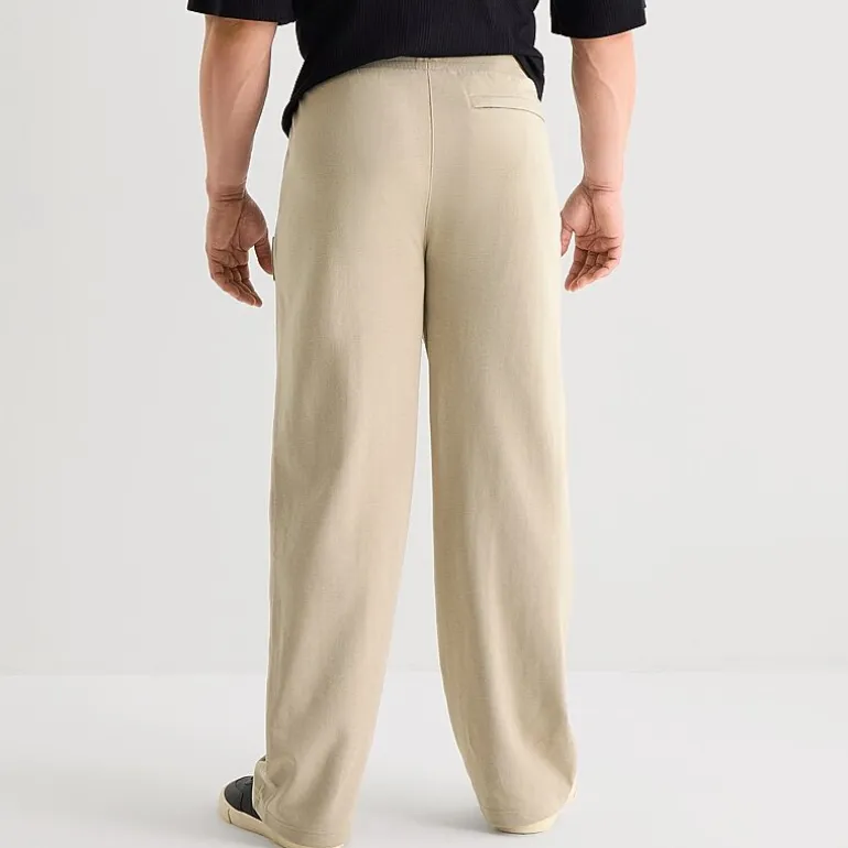 Shaquille O'Neal XLG™ Double Knit Mens Straight Mid Rise Classic Fit Big and Tall Track Pant