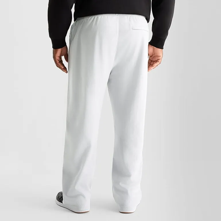 Shaquille O'Neal XLG™ Double Knit Mens Straight Mid Rise Classic Fit Big and Tall Track Pant
