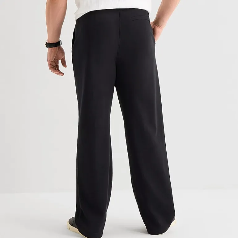 Shaquille O'Neal XLG™ Double Knit Mens Straight Mid Rise Classic Fit Big and Tall Track Pant