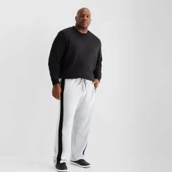 Shaquille O'Neal XLG™ Double Knit Mens Straight Mid Rise Classic Fit Big and Tall Track Pant