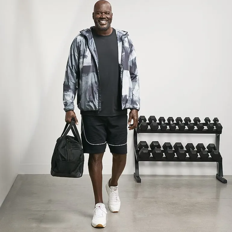 Shaquille O'Neal XLG™ Double Knit Pique Mens 8" Mid Rise Big and Tall Workout Shorts