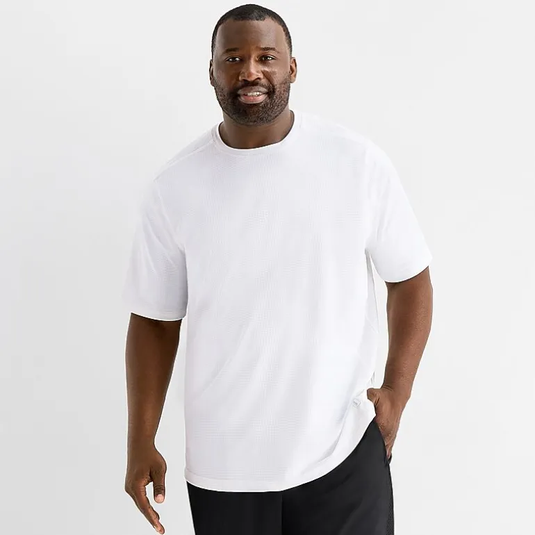 Shaquille O'Neal XLG™ Elevated Mens Crew Neck Short Sleeve Quick Dry Active T-Shirt