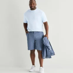Shaquille O'Neal XLG™ Mens 11" Big and Tall Adjustable Waist Chino Short