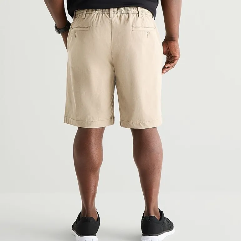 Shaquille O'Neal XLG™ Mens 11" Big and Tall Adjustable Waist Chino Short