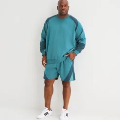 Shaquille O'Neal XLG™ Mens Crew Neck Long Sleeve Big and Tall Sweatshirt