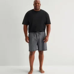 Shaquille O'Neal XLG™ Mens Crew Neck Short Sleeve 2-pc. Big and Tall Pajama Set