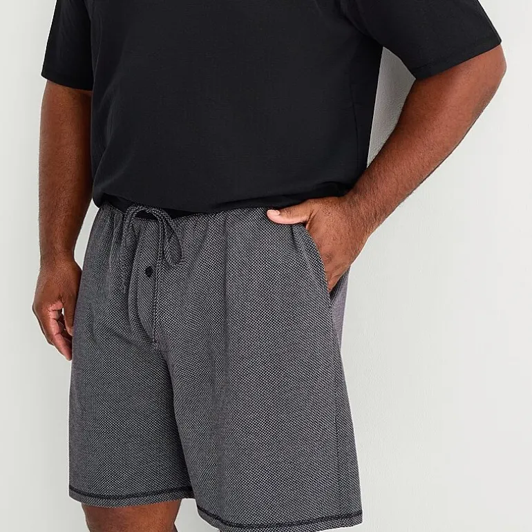Shaquille O'Neal XLG™ Mens Crew Neck Short Sleeve 2-pc. Big and Tall Pajama Set