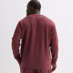 Shaquille O'Neal XLG™ Mens Crew Neck Long Sleeve Big and Tall Pajama Top