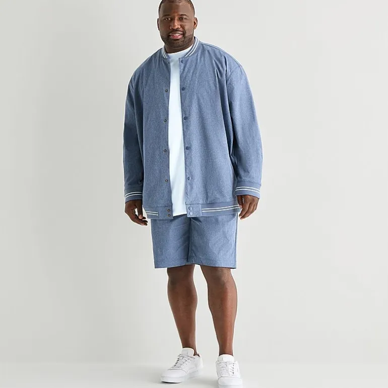 Shaquille O'Neal XLG™ Mens Lightweight Big and Tall Bomber Jacket