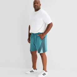 Shaquille O'Neal XLG™ Mens 8" Mid Rise Big and Tall Drawstring Waist Active Pull-On Short