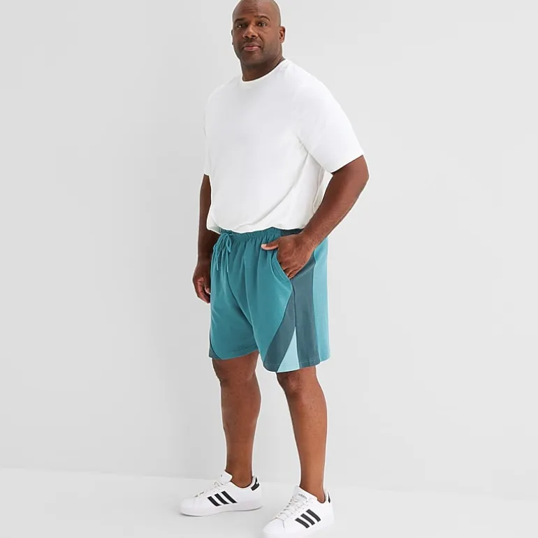 Shaquille O'Neal XLG™ Mens 8" Mid Rise Big and Tall Drawstring Waist Active Pull-On Short