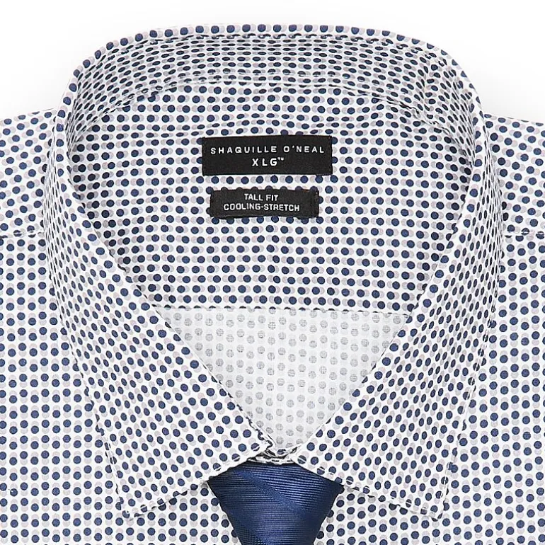 Shaquille O'Neal XLG™ Mens Regular Fit Long Sleeve Dress Shirt