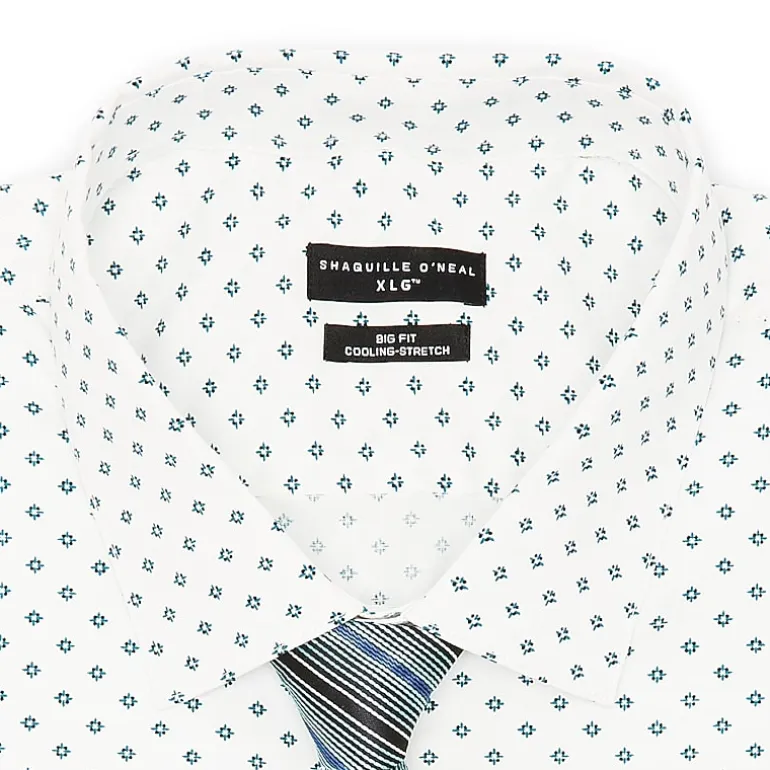 Shaquille O'Neal XLG™ Mens Regular Fit Long Sleeve Dress Shirt
