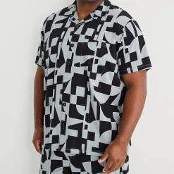 Shaquille O'Neal XLG™ Mens Short Sleeve 2-pc. Big and Tall Pajama Set