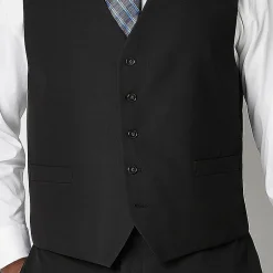 Shaquille O'Neal XLG™ Mens Stretch Fabric Classic Fit Big and Tall Suit Vest