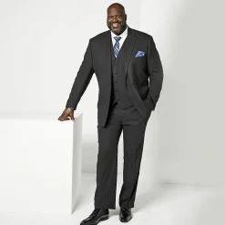 Shaquille O'Neal XLG™ Mens Stretch Fabric Classic Fit Big and Tall Suit Vest