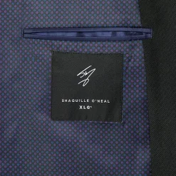 Shaquille O'Neal XLG™ Mens Stretch Fabric Classic Fit Big and Tall Suit Jacket